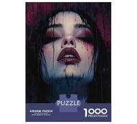 Jigsaw Puzzles for Adults 1000 Pieces The Vampire Lady Puzzles for Adults Relaxing Games Presents for Women Challenging Game Gifts 70x50cm/1000pcs