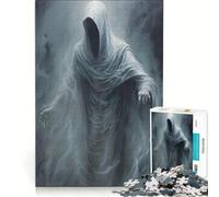 Jigsaw Puzzles for Adults 1000 Pieces The White Phantom Ghost Hands-on Game Difficult And Challenge Artists' Collection Fine Arts 38x52cm