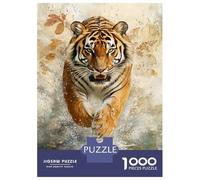 Jigsaw Puzzles for Adults 1000 Pieces Tiger in Motion-3 Adult Jigsaw Hands-on Game Pattern Assembly Challenging To Complete 70x50cm/1000pcs