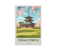 Jigsaw Puzzles for Adults 1000 Pieces Todaiji Temple Japans DIY Funny Parent-Child Educational Game Toy Sunset Puzzle Gift for Mom, Wife, Friend 38x26cm