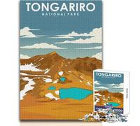 Jigsaw Puzzles for Adults 1000 Pieces Tongariro National Park Challenging Game Toys Home Decoration Anti-Stress Toys Size 50x75cm
