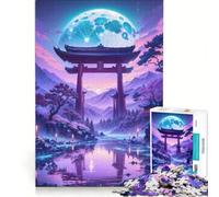 Jigsaw Puzzles for Adults 1000 Pieces Tranquility Torii Gate Hands-on Game Difficult And Challenge Artists' Collection Fine Arts 38x26cm
