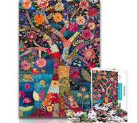 Jigsaw Puzzles for Adults 1000 Pieces Tree of Life 1000 Piece Jigsaw,Fun Games Every Piece Is Unique - Challenging Family Fun Game 26x38cm