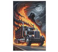 Jigsaw Puzzles for Adults 1000 Pieces Truck Wooden Puzzle Relaxing Game Brain Teasers （78×53cm）