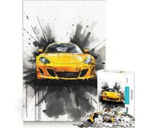 Jigsaw Puzzles for Adults 1000 Pieces Unique Watercolor Fusion Educational Toy Difficult Hard Wishlist with Santa Claus 38x52cm