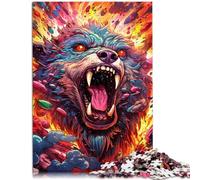 Jigsaw Puzzles for Adults 1000 Pieces violent warrior bear Home Decoration Jigsaw Puzzles 26x38cm deal as gifts for the whole family
