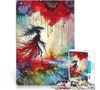 Jigsaw Puzzles for Adults 1000 Pieces Walk in the rain Herausfordernd Schwierig Tolle Geschenke und Spielzeuge52x38cm