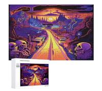 Jigsaw Puzzles for Adults 1000 Pieces Wild Jungle Wooden Puzzle Relaxing Game Brain Teasers （75×50cm）