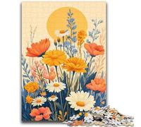 Jigsaw Puzzles for Adults 1000 Pieces Wildflower Summer 1000 Pieces for Teenagers,for Educational Game Challenge Toy Unique Home Decor And Gifts (26x38cm)