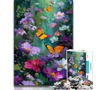 Jigsaw Puzzles for Adults 1000 Pieces Wildflowers Oil Painting Puzzles for Teenagers,deal As Gifts for The Whole Family for Ages 14+ 38x26cm