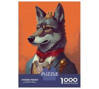 Jigsaw Puzzles for Adults 1000 Pieces Wolf Enchanted World Jigsaw for Adults Family Game Staycation Kill Time Great Gift for Gaming 38x26cm/1000pcs