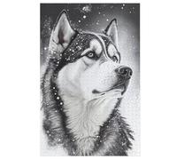 Jigsaw Puzzles for Adults 1000 Pieces Wolf Wooden Puzzle Relaxing Game Brain Teasers 78×53cm