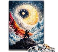Jigsaw Puzzles for Adults 1000 Pieces Yin Yang Ninja 1000 Piece Puzzle,Challenging Game Gifts for Is Ideal As A Gift for The Whole Family (50x75cm)