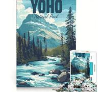 Jigsaw Puzzles for Adults 1000 Pieces Yoho National Park Canada Brain Teaser Game For Family Fun Improving Love between Couples 50x75cm