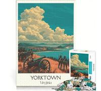 Jigsaw Puzzles for Adults 1000 Pieces Yorktown Virginia, Brain Teaser Game, For Family Fun, Improving Love between Couples 50x75cm