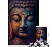 Jigsaw Puzzles for Adults 1000 Pieces Zen Buddha Family Game Home Decoration DIY Toys Improving Love between Couples (50X75CM)
