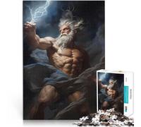 Jigsaw Puzzles for Adults 1000 Pieces Zeus Greek Mythology Handgeschwindigkeitswettbewerb Kunstwerk Geschenk38x26cm