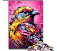 Jigsaw Puzzles for Adults 1000 Pink Sparrow Made of Wood, for Parents, Lovers, Friends - Age 14+ 50x75cm Birthday Party for Men Women