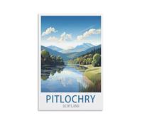 Jigsaw Puzzles for Adults 1000 Pitlochry Scotland 1000 Piece Jigsaw Puzzle For Adults - Challenging Puzzle Perfect for Game Nights 50x70cm