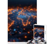 Jigsaw Puzzles for Adults 1000 Planet Earth from Space Puzzles for Teenagers Precision Cutting Train Your Brain And Hands Beautiful Design Game (38x26cm)