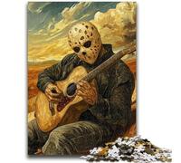 Jigsaw Puzzles for Adults 1000 Playing Guitar Under The Stars Family Game Stress Reliever Difficult Challenge Secret Santa Gifts 50x75cm