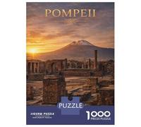 Jigsaw Puzzles for Adults 1000 Pompeii Ruins at Sunset Puzzles for Adults DIY Toys Pattern Assembly Gifts for Friends And Family 70x50cm/1000pcs