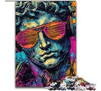 Jigsaw Puzzles for Adults 1000 Pop-art Michelangelos David Statue Puzzle Creative Family Game & Home Decor, for Teenagers (size 50x75cm)