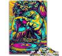 Jigsaw Puzzles for Adults 1000 Pop-art Michelangelos David Statue Suitable for Ages 14 And Up Family Games Deal As Gifts for The Whole Family 50x75cm