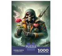 Jigsaw Puzzles for Adults 1000 Post-Apocalyptic Romance A Warrior's Tender Moment Puzzle for Adults Anti-Stress Toys Improve Memory Gifts for Friends And Family 38x26cm/1000pcs