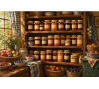Jigsaw puzzles for adults 1000 Preserves Pantry Wooden Puzzle