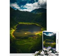 Jigsaw Puzzles for Adults 1000 Pristine Crater Puzzle For Teenagers Stress Reliever Every Piece Is Unique - for Is Ideal As A Gifts (38x26cm)