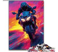 Jigsaw Puzzles for Adults 1000 Psychedelic Art Cat Jigsaw Puzzle Made of Wood,Ideal for Family Fun, Relaxation 1000pcs(50x75cm)