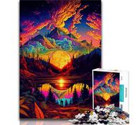Jigsaw Puzzles for Adults 1000 Psychedelic Nature Puzzles for Adults,for Educational Game Challenge Toy Deal As Gifts for The Whole Family (size 38x26cm)