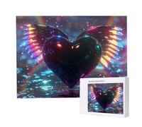 Jigsaw Puzzles for Adults 1000, Puzzle for Adults, Challenging Puzzle Educational Games, Puzzles Game for The Whole for Women, Gifts for Men, Home Decoration, Theme:（Black Love) z-285