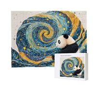 Jigsaw Puzzles for Adults 1000, Puzzle for Adults, Challenging Puzzle Educational Games, Puzzles Game for The Whole for Women, Gifts for Men, Home Decoration, Theme:（Starry Sky Panda) z-877