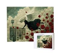 Jigsaw Puzzles for Adults 1000, Puzzle for Adults, Challenging Puzzle Educational Games, Puzzles Game for The Whole for Women, Gifts for Men, Home Decoration, Theme:（Rose Angel) z-577