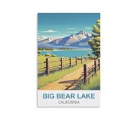 Jigsaw Puzzles for Adults 1000 Puzzles Big Bear Lake California Puzzles for Adults Educational Game Challenge Toy 1000 Pieces 70x50cm