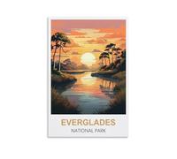 Jigsaw Puzzles for Adults 1000 Puzzles Everglades National Park Sunset Puzzles for Adults Educational Game Challenge Toy 1000 Pieces 38x26cm