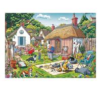 Jigsaw Puzzles for Adults 1000, Puzzles for Adults, Challenging Puzzles, Puzzle Game for The Whole for Women, Gifts for Men, Theme:Warm courtyard