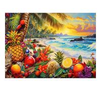 Jigsaw Puzzles for Adults 1000, Puzzles for Adults, Challenging Puzzles, Puzzle Game for The Whole for Women, Gifts for Men, Theme: Tropical Beach