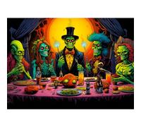 Jigsaw Puzzles for Adults 1000, Puzzles for Adults, Challenging Puzzles, Puzzle Game for The Whole for Women, Gifts for Men, Theme:Devil's Dinner