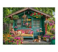 Jigsaw Puzzles for Adults 1000, Puzzles for Adults, Challenging Puzzles, Puzzle Game for The Whole for Women, Gifts for Men, Theme:House in the garden
