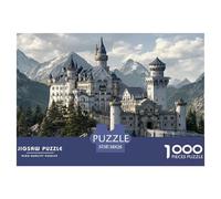 Jigsaw Puzzles for Adults 1000, Puzzles for Adults, Challenging Puzzles, Puzzle Game for The Whole for Women, Gifts for Men, Theme: Building Castle 38x26cm/1000pcs
