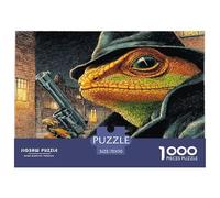 Jigsaw Puzzles for Adults 1000, Puzzles for Adults, Challenging Puzzles, Puzzle Game for The Whole for Women, Gifts for Men, Theme: Wildlife Lizard 70x50cm/1000pcs
