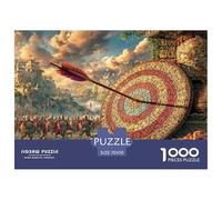 Jigsaw Puzzles for Adults 1000, Puzzles for Adults, Challenging Puzzles, Puzzle Game for The Whole for Women, Gifts for Men, Theme: Military Target 70x50cm/1000pcs