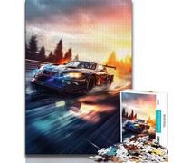 Jigsaw Puzzles for Adults 1000 Racing Car 1000 Piece Jigsaw,Learning Educational Toys Family Games Unique Birthday And Gifts 75x50cm