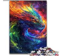 Jigsaw Puzzles for Adults 1000 Rainbow Dragon, for Age 14 Years And over Home Decor As A Gift for The Whole Family And Friends (Size 50x75cm)