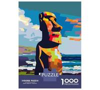 Jigsaw Puzzles for Adults 1000 Rapa Nui National Park Chile Art Puzzle for Adults Anti-Stress Toys Improve Memory Gifts for Friends And Family 38x26cm/1000pcs