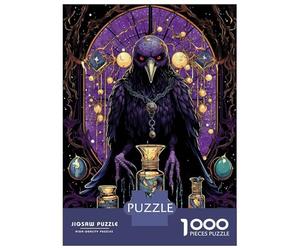 Jigsaw Puzzles for Adults 1000 Raven Alchemist Jigsaw for Adults Relaxing Games Presents for Women Challenging To Complete 38x26cm/1000pcs