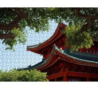 Jigsaw Puzzles for Adults 1000, Red Buildings 1000 Piece Puzzles for Adults, Jigsaw Puzzle Games Classic Educational, Games and Family Activities, for Home Wall Decoration, Great Gift Idea R0KH-304